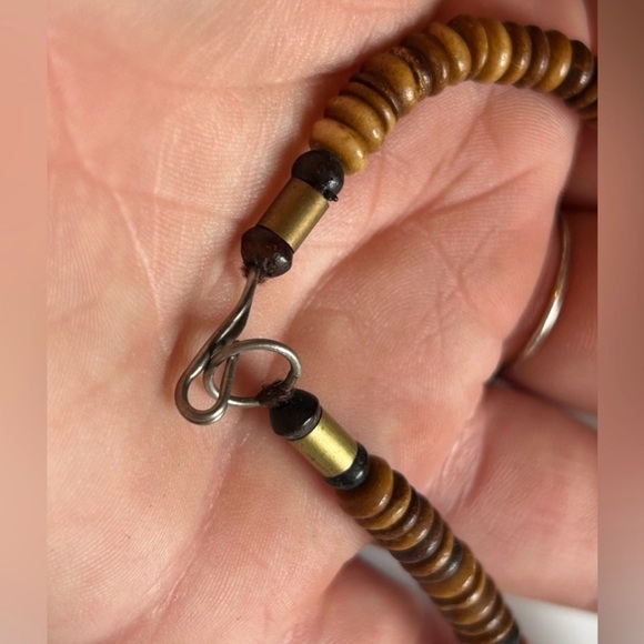 Vintage Handcrafted Artisan Necklace Bohemian Jewelry Beaded Necklace - Picture 12 of 13